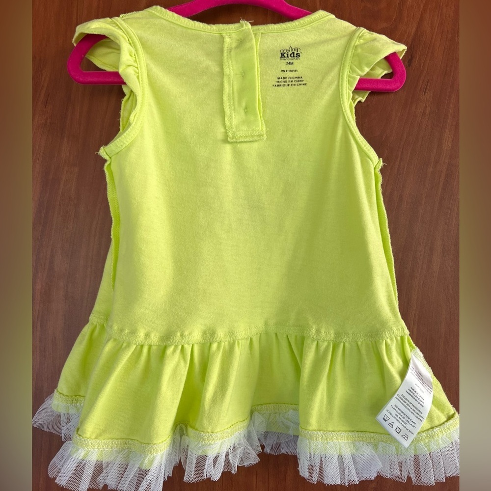 Kids Headquarters - Sleeveless ruffle girl top (Size 24m) - Picture 4 of 4